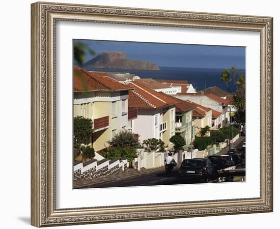 Street in Angra Do Heroismo, Terceira, Azores, Portugal, Atlantic, Europe-Ken Gillham-Framed Photographic Print