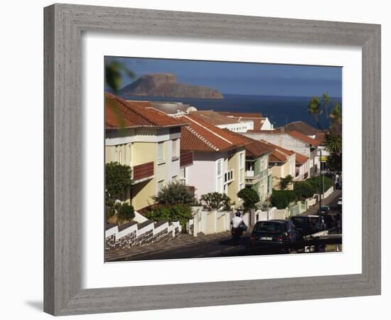 Street in Angra Do Heroismo, Terceira, Azores, Portugal, Atlantic, Europe-Ken Gillham-Framed Photographic Print