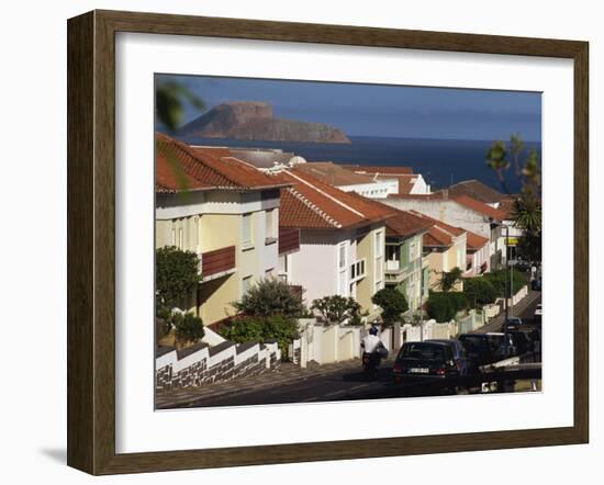 Street in Angra Do Heroismo, Terceira, Azores, Portugal, Atlantic, Europe-Ken Gillham-Framed Photographic Print