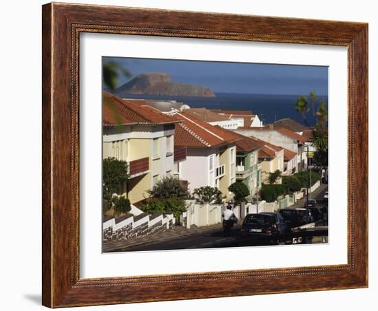 Street in Angra Do Heroismo, Terceira, Azores, Portugal, Atlantic, Europe-Ken Gillham-Framed Photographic Print