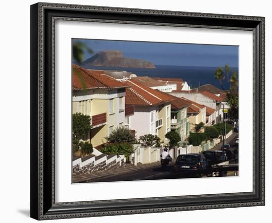 Street in Angra Do Heroismo, Terceira, Azores, Portugal, Atlantic, Europe-Ken Gillham-Framed Photographic Print