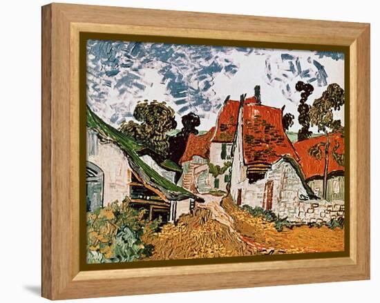 Street in Auvers (Les Toits Rouges), c.1890-Vincent van Gogh-Framed Premier Image Canvas