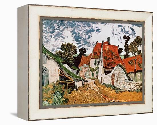 Street in Auvers (Les Toits Rouges), c.1890-Vincent van Gogh-Framed Premier Image Canvas