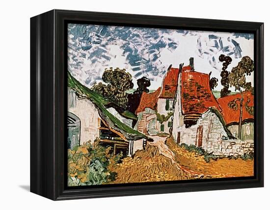 Street in Auvers (Les Toits Rouges), c.1890-Vincent van Gogh-Framed Premier Image Canvas