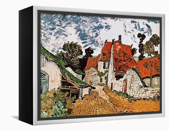 Street in Auvers (Les Toits Rouges), c.1890-Vincent van Gogh-Framed Premier Image Canvas