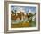 Street In Auvers-Vincent van Gogh-Framed Giclee Print