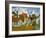 Street In Auvers-Vincent van Gogh-Framed Giclee Print