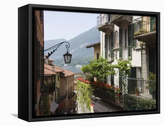 Street in Bellagio, Lake Como, Lombardy, Italy, Europe-James Emmerson-Framed Premier Image Canvas