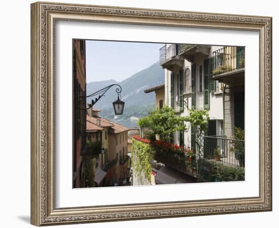 Street in Bellagio, Lake Como, Lombardy, Italy, Europe-James Emmerson-Framed Photographic Print