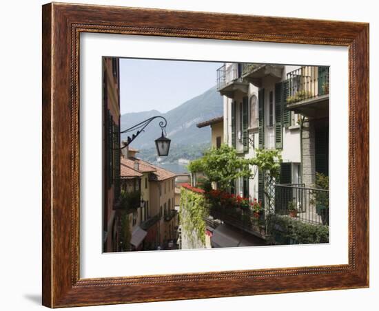 Street in Bellagio, Lake Como, Lombardy, Italy, Europe-James Emmerson-Framed Photographic Print