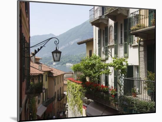 Street in Bellagio, Lake Como, Lombardy, Italy, Europe-James Emmerson-Mounted Photographic Print