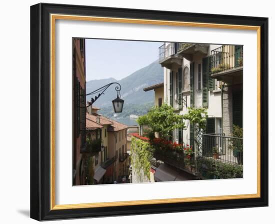 Street in Bellagio, Lake Como, Lombardy, Italy, Europe-James Emmerson-Framed Photographic Print