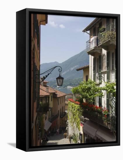 Street in Bellagio, Lake Como, Lombardy, Italy, Europe-James Emmerson-Framed Premier Image Canvas