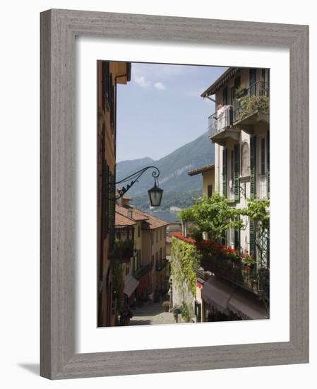 Street in Bellagio, Lake Como, Lombardy, Italy, Europe-James Emmerson-Framed Photographic Print