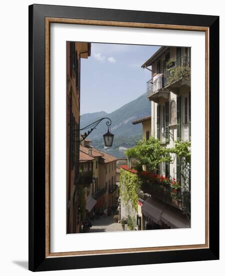 Street in Bellagio, Lake Como, Lombardy, Italy, Europe-James Emmerson-Framed Photographic Print