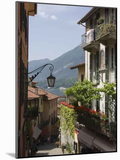 Street in Bellagio, Lake Como, Lombardy, Italy, Europe-James Emmerson-Mounted Photographic Print