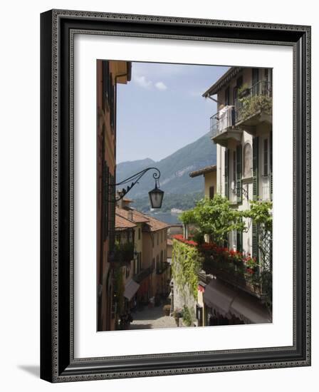 Street in Bellagio, Lake Como, Lombardy, Italy, Europe-James Emmerson-Framed Photographic Print