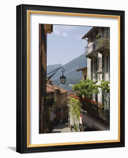 Street in Bellagio, Lake Como, Lombardy, Italy, Europe-James Emmerson-Framed Photographic Print