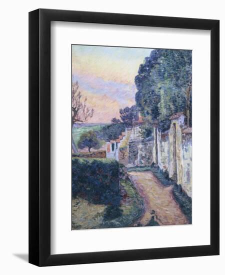 Street in Epinay-Armand Guillaumin-Framed Giclee Print