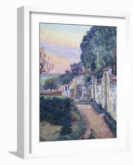 Street in Epinay-Armand Guillaumin-Framed Giclee Print