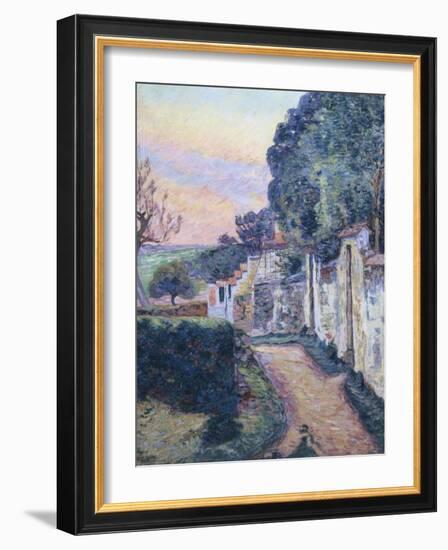 Street in Epinay-Armand Guillaumin-Framed Giclee Print