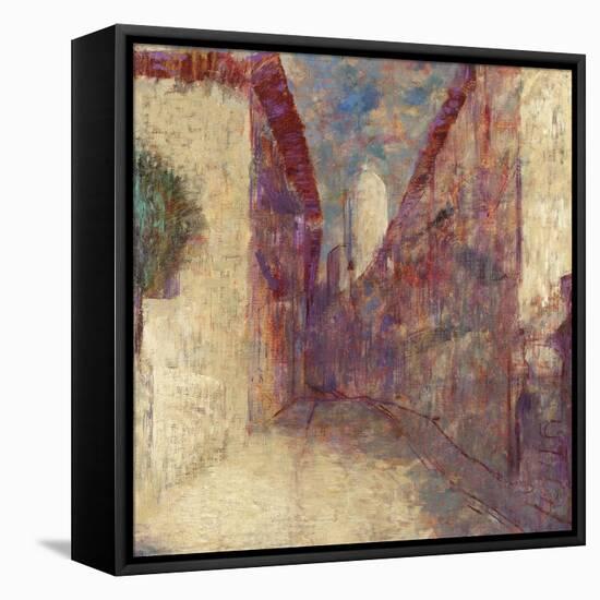Street in Fontarabie-Odilon Redon-Framed Premier Image Canvas