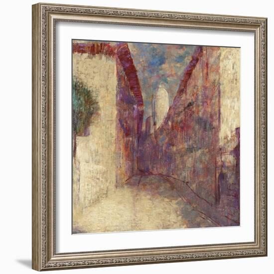 Street in Fontarabie-Odilon Redon-Framed Giclee Print