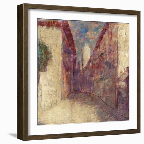 Street in Fontarabie-Odilon Redon-Framed Giclee Print