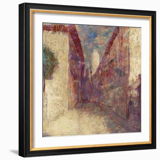 Street in Fontarabie-Odilon Redon-Framed Giclee Print