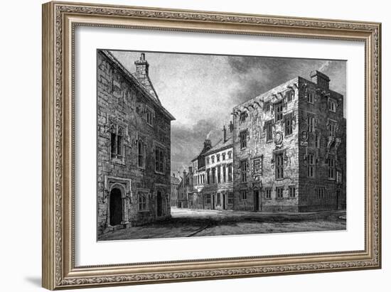 Street in Galway, Showing the House of Thomas Lynch, 1893-William Henry Bartlett-Framed Giclee Print