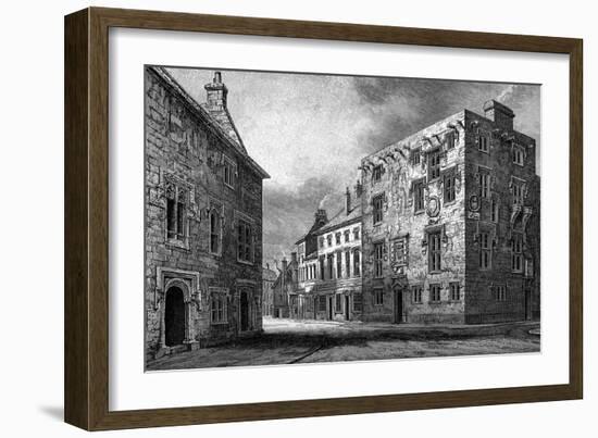 Street in Galway, Showing the House of Thomas Lynch, 1893-William Henry Bartlett-Framed Giclee Print