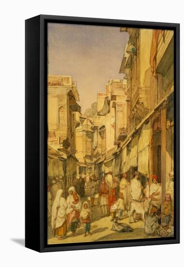 Street in Lahore, Punjab, India-William Carpenter-Framed Premier Image Canvas