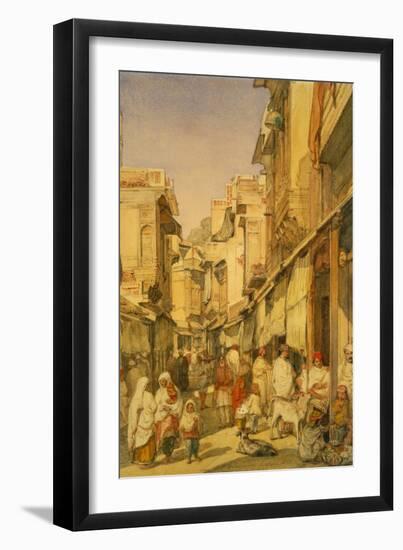 Street in Lahore, Punjab, India-William Carpenter-Framed Giclee Print