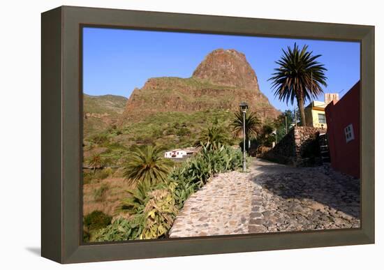 Street in Masca, Tenerife, Canary Islands, 2007-Peter Thompson-Framed Premier Image Canvas