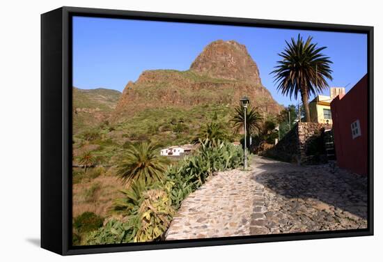 Street in Masca, Tenerife, Canary Islands, 2007-Peter Thompson-Framed Premier Image Canvas