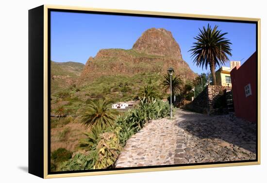 Street in Masca, Tenerife, Canary Islands, 2007-Peter Thompson-Framed Premier Image Canvas