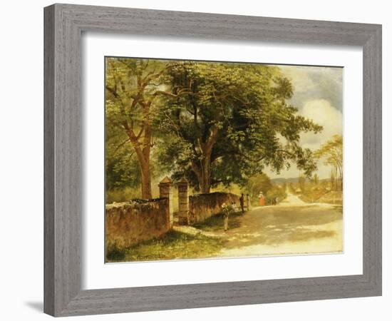 Street in Nassau, C.1878-Albert Bierstadt-Framed Giclee Print