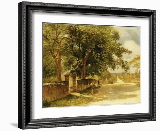 Street in Nassau, C.1878-Albert Bierstadt-Framed Giclee Print