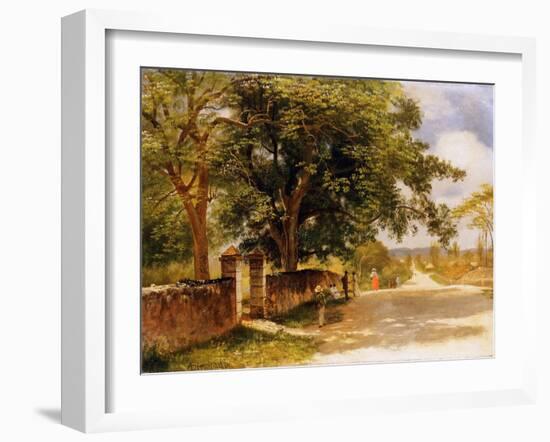 Street in Nassau. Ca. 1878-Albert Bierstadt-Framed Giclee Print