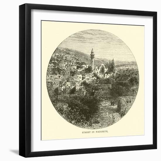 Street in Nazareth-null-Framed Giclee Print