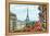 Street in Paris - Illustration-ZoomTeam-Framed Premier Image Canvas