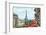 Street in Paris - Illustration-ZoomTeam-Framed Photographic Print