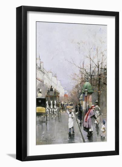 Street in Paris-William Feron-Framed Giclee Print