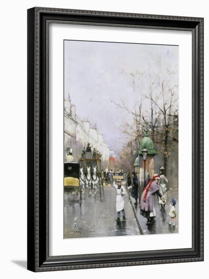 Street in Paris-William Feron-Framed Giclee Print
