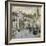Street in Pont Aven in Evening-Childe Hassam-Framed Giclee Print