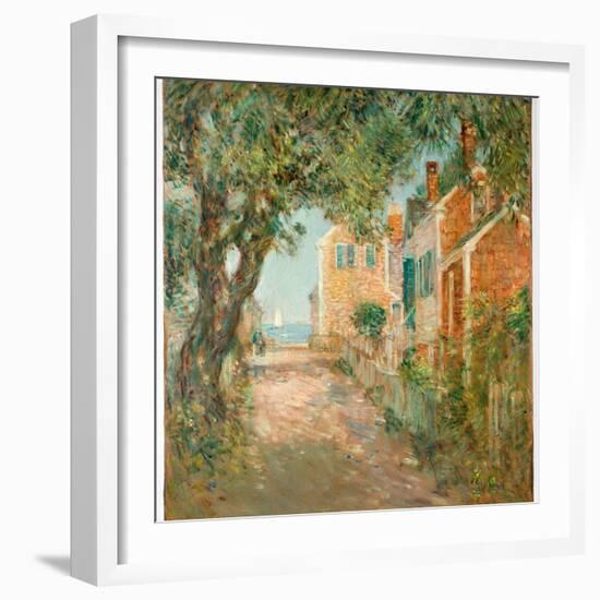 Street in Provincetown, 1904-Childe Hassam-Framed Premium Giclee Print