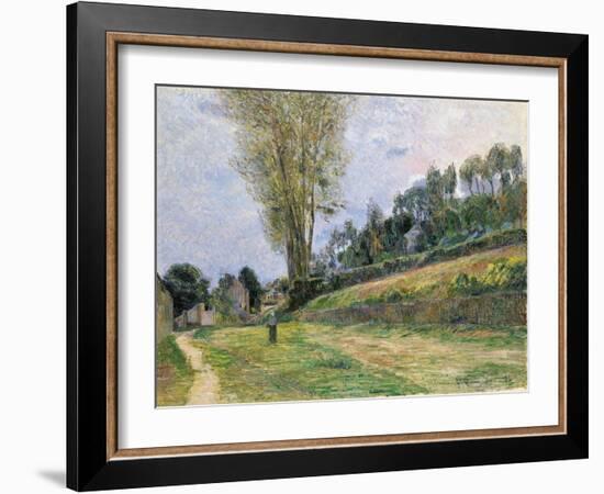 Street in Rouen, 1884-Paul Gauguin-Framed Giclee Print