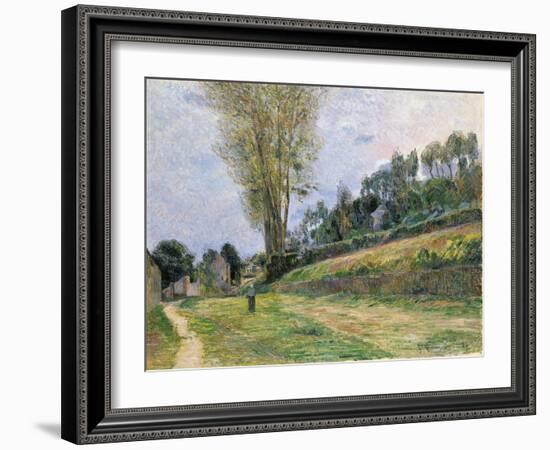 Street in Rouen, 1884-Paul Gauguin-Framed Giclee Print