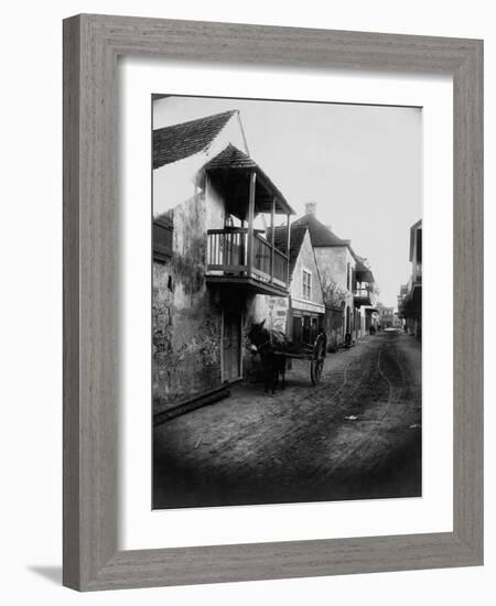 Street in St. Augustine, Florida-null-Framed Photographic Print