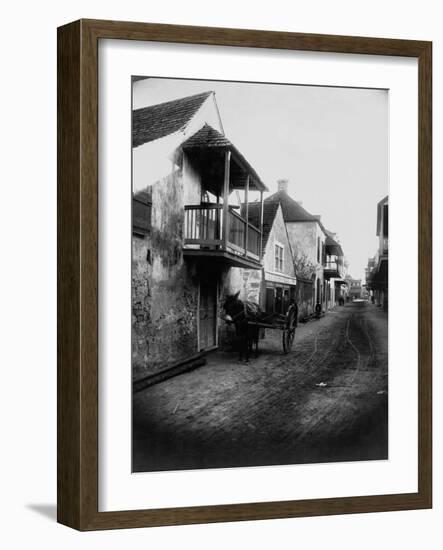 Street in St. Augustine, Florida-null-Framed Photographic Print